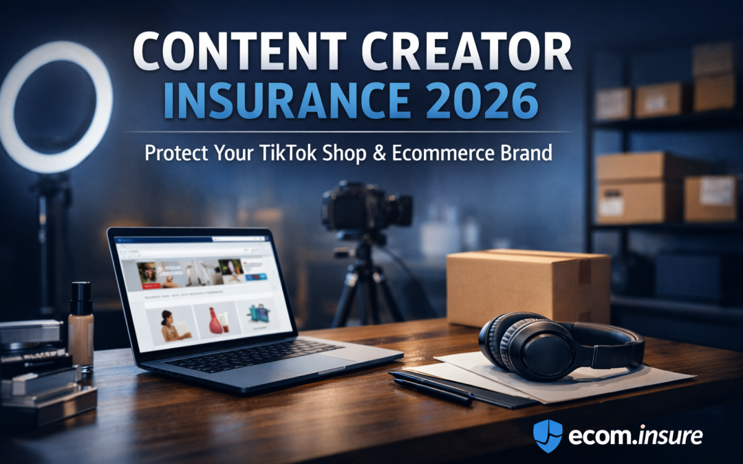 Content Creator Insurance 2026 Guide for TikTok & Ecommerce Sellers